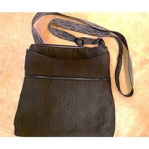 Maruca Design black jacquard crossbody bag